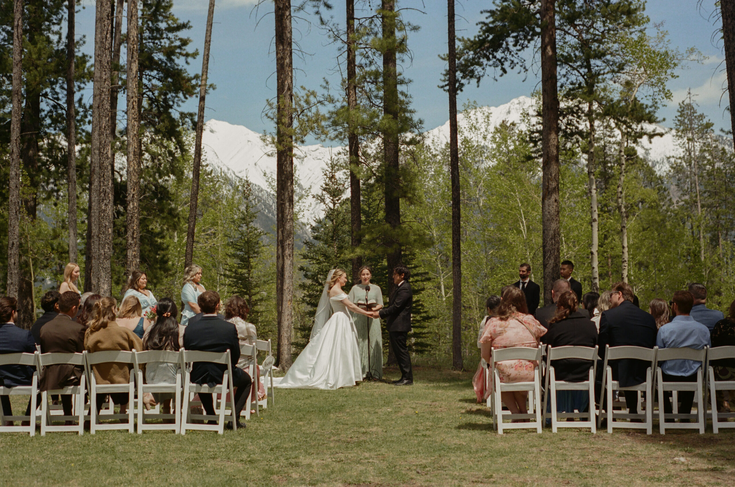 Canmore Nordic Centre Wedding Tree Island