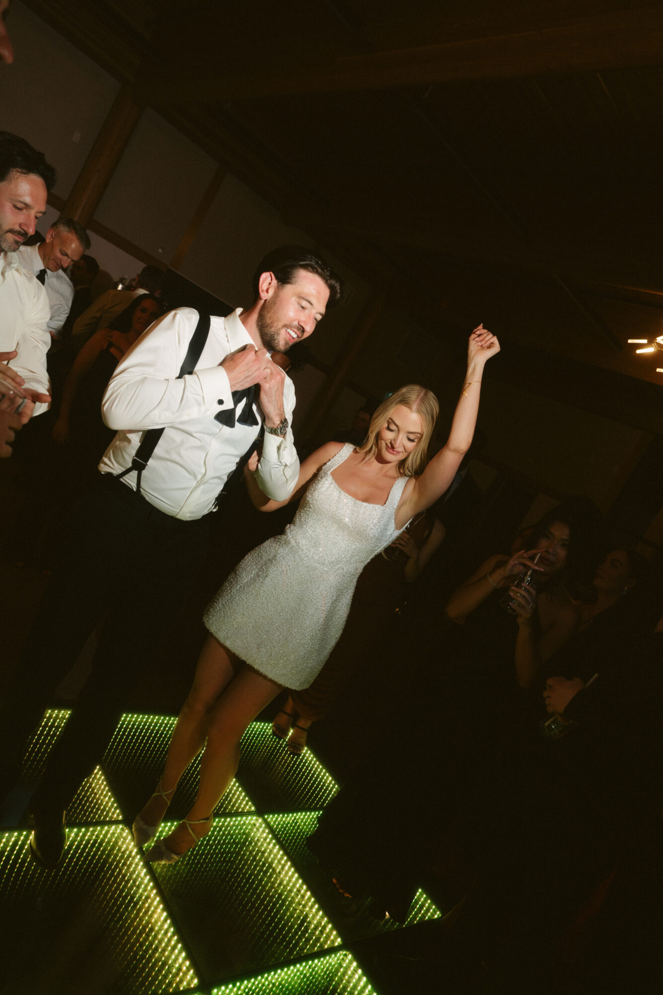 Light up dance floor at The Vista